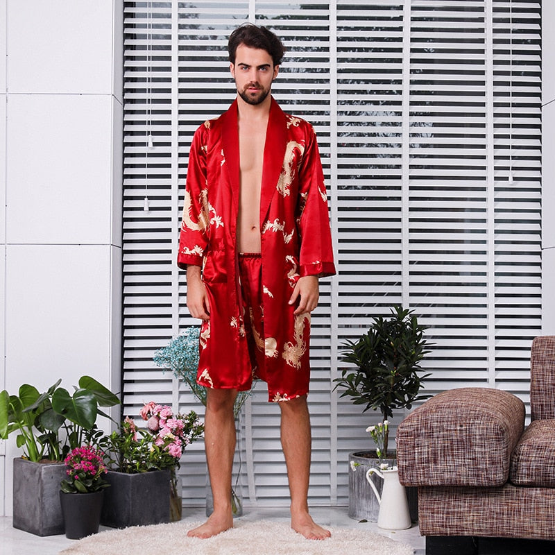 male dressing gown